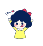 プリン好きな女の子（個別スタンプ：4）
