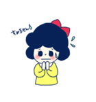 プリン好きな女の子（個別スタンプ：12）