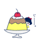 プリン好きな女の子（個別スタンプ：22）