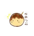 関西生まれ関西育ち元気いっぱいなたこ焼き（個別スタンプ：3）