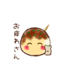 関西生まれ関西育ち元気いっぱいなたこ焼き（個別スタンプ：11）