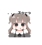 黒さん推しのオタクちゃん（個別スタンプ：15）