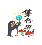 ペンギンとラッコ（個別スタンプ：11）