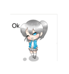 しらタースタンプ（本気）白玉時々（個別スタンプ：5）