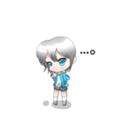 しらタースタンプ（本気）白玉時々（個別スタンプ：6）