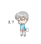 しらタースタンプ（本気）白玉時々（個別スタンプ：10）