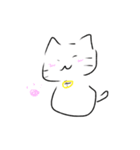 素朴なにゃんこシリーズ（個別スタンプ：1）