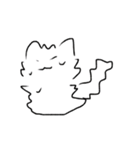 素朴なにゃんこシリーズ（個別スタンプ：4）