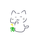 素朴なにゃんこシリーズ（個別スタンプ：5）