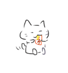 素朴なにゃんこシリーズ（個別スタンプ：6）