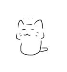 素朴なにゃんこシリーズ（個別スタンプ：12）