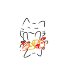 素朴なにゃんこシリーズ（個別スタンプ：19）