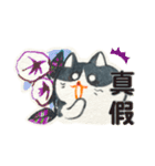 Memenekosan＿ハチワレ猫cat_台湾語（個別スタンプ：9）