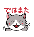 字が大きく見やすいスタンプねこ2 癒し系（個別スタンプ：31）