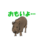 リアル動物日常会話（個別スタンプ：16）