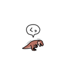 小さいティラノサウルス(フキダシ)（個別スタンプ：5）