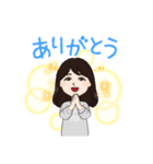 韓国好きな女の子（個別スタンプ：1）