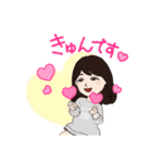 韓国好きな女の子（個別スタンプ：5）