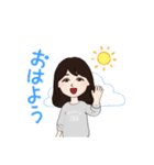 韓国好きな女の子（個別スタンプ：6）