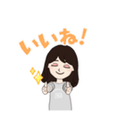 韓国好きな女の子（個別スタンプ：7）