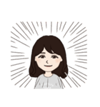 韓国好きな女の子（個別スタンプ：11）
