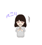 韓国好きな女の子（個別スタンプ：12）