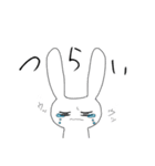 怠惰なゆるうさぎ～社畜ver.～（個別スタンプ：3）