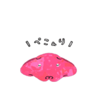 推しメンダコ -ピンク・桃色- ver.1.1（個別スタンプ：1）