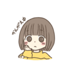 ほっこりおんなのこ。〜ボブver.〜（個別スタンプ：11）