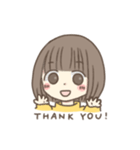 ほっこりおんなのこ。〜ボブver.〜（個別スタンプ：13）