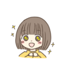 ほっこりおんなのこ。〜ボブver.〜（個別スタンプ：22）