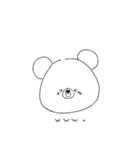 くまㄘゃԽスタンプ（個別スタンプ：4）