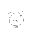 くまㄘゃԽスタンプ（個別スタンプ：7）