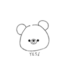 くまㄘゃԽスタンプ（個別スタンプ：24）