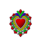 Mexican Tin Hearts（個別スタンプ：15）