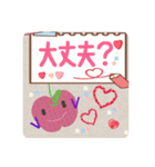 大文字ハート（個別スタンプ：5）