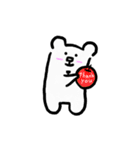 ネクタイのシロクマ -日常-（個別スタンプ：4）