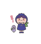 ブルベリッ娘とブルピヨ②（富谷市公式）（個別スタンプ：2）
