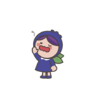 ブルベリッ娘とブルピヨ②（富谷市公式）（個別スタンプ：3）