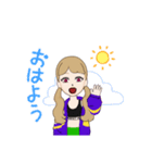 パリピの女の子 アバター（個別スタンプ：5）