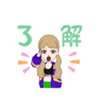 パリピの女の子 アバター（個別スタンプ：10）