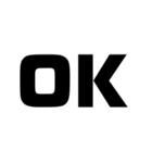 【日常的に使える】文字スタンプ（個別スタンプ：19）