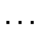 【日常的に使える】文字スタンプ（個別スタンプ：24）