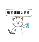 毎日使える敬語スタンプ ねこ（個別スタンプ：16）