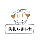 毎日使える敬語スタンプ ねこ（個別スタンプ：25）