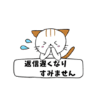 毎日使える敬語スタンプ ねこ（個別スタンプ：35）