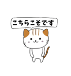 毎日使える敬語スタンプ ねこ（個別スタンプ：38）