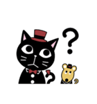 ノワールとジョーヌ☆猫と鼠の日常あいさつ（個別スタンプ：16）
