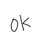 文字スタンプ 1（個別スタンプ：4）