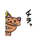 むちむち猫とヒヨコ（個別スタンプ：17）